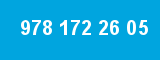 978 172 26 05